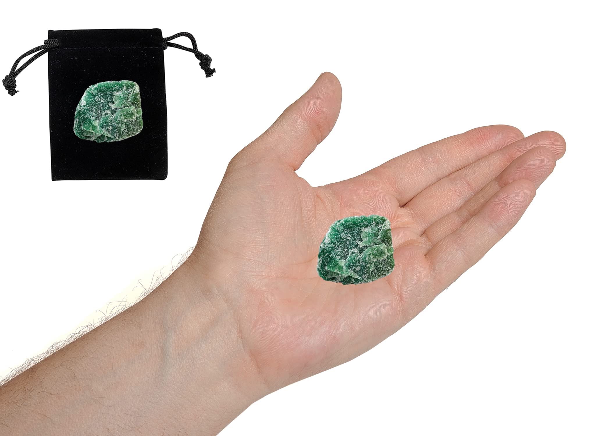 Erliway Green Aventurine decorative piece enhances shelves and desks