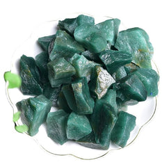 Erliway Green Aventurine rough texture close-up showing natural pits