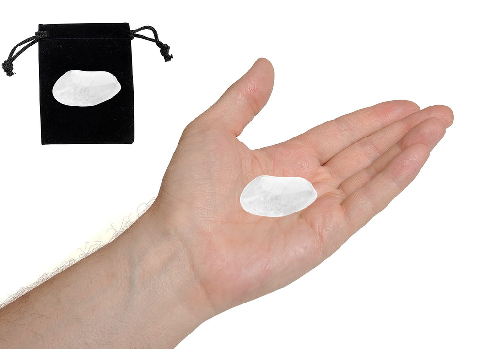 Erliway Home Decor Clear Quartz Ornament enhances natural lighting.