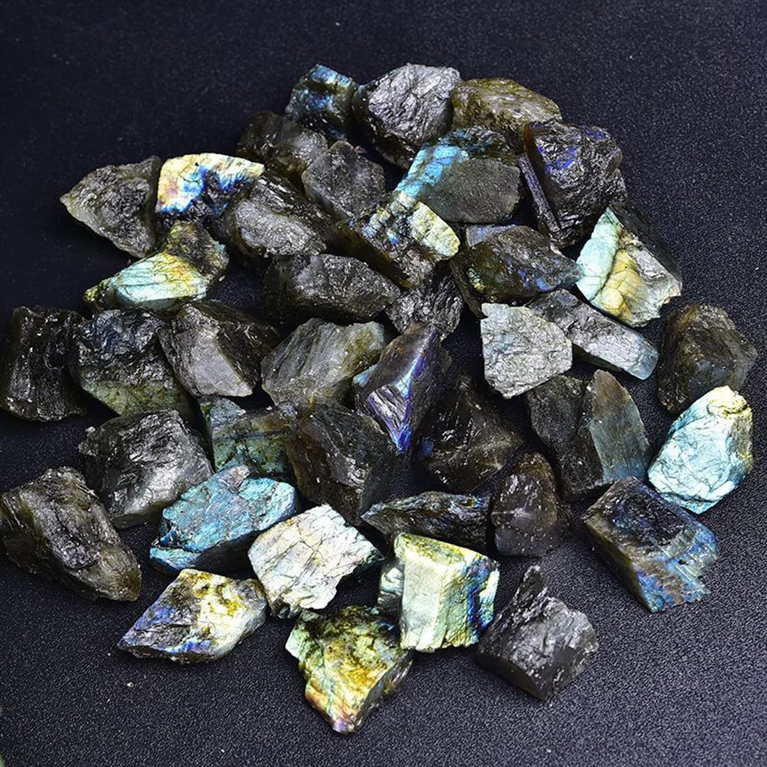 Erliway Labradorite cabbing stone with depth and sheen for artful designs