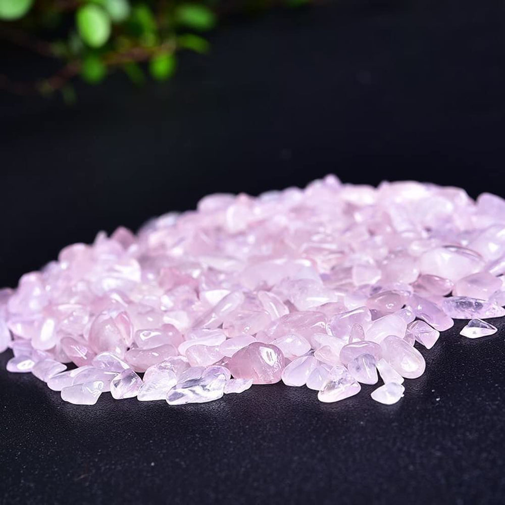 Erliway piedras cristal rosado para proyectos decorativos y reiki suave