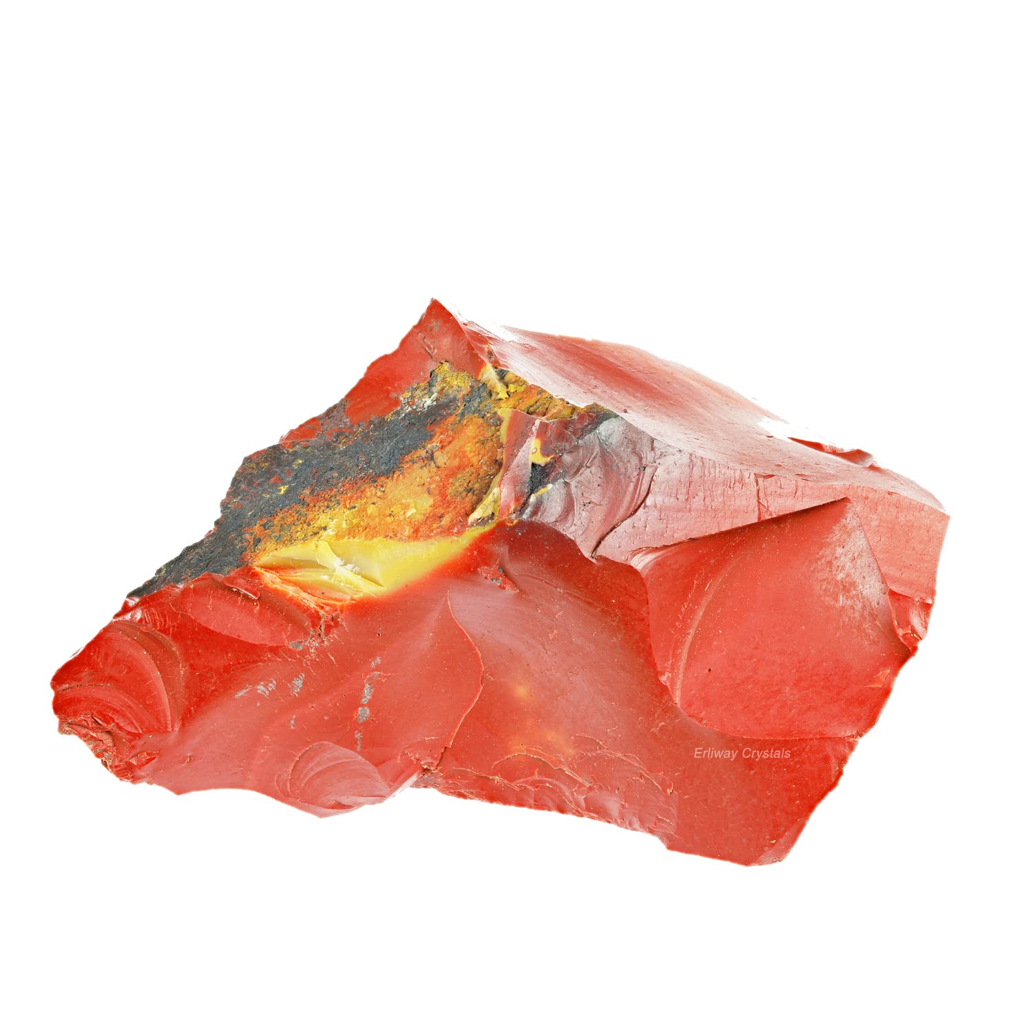 Erliway Red Jasper raw crystal large for tumbling and display