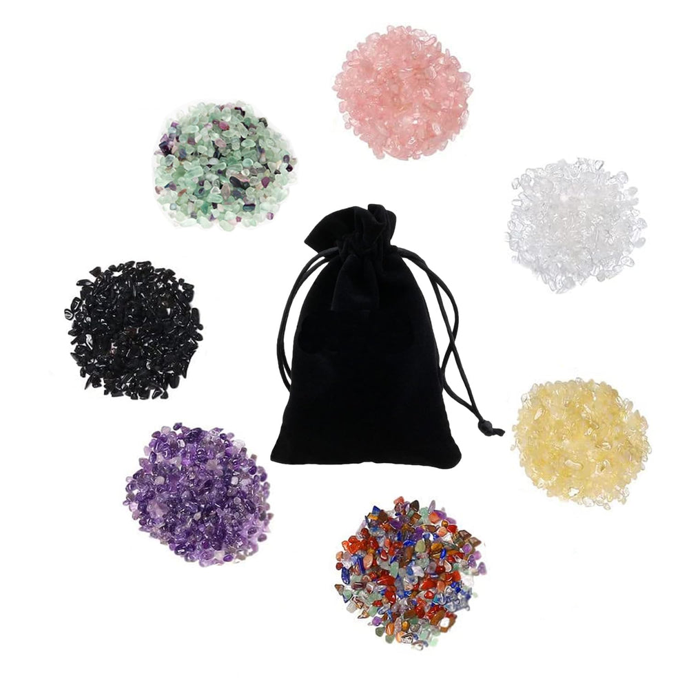 Erliway smoky quartz chips home decor display, enhances centerpiece aesthetics.