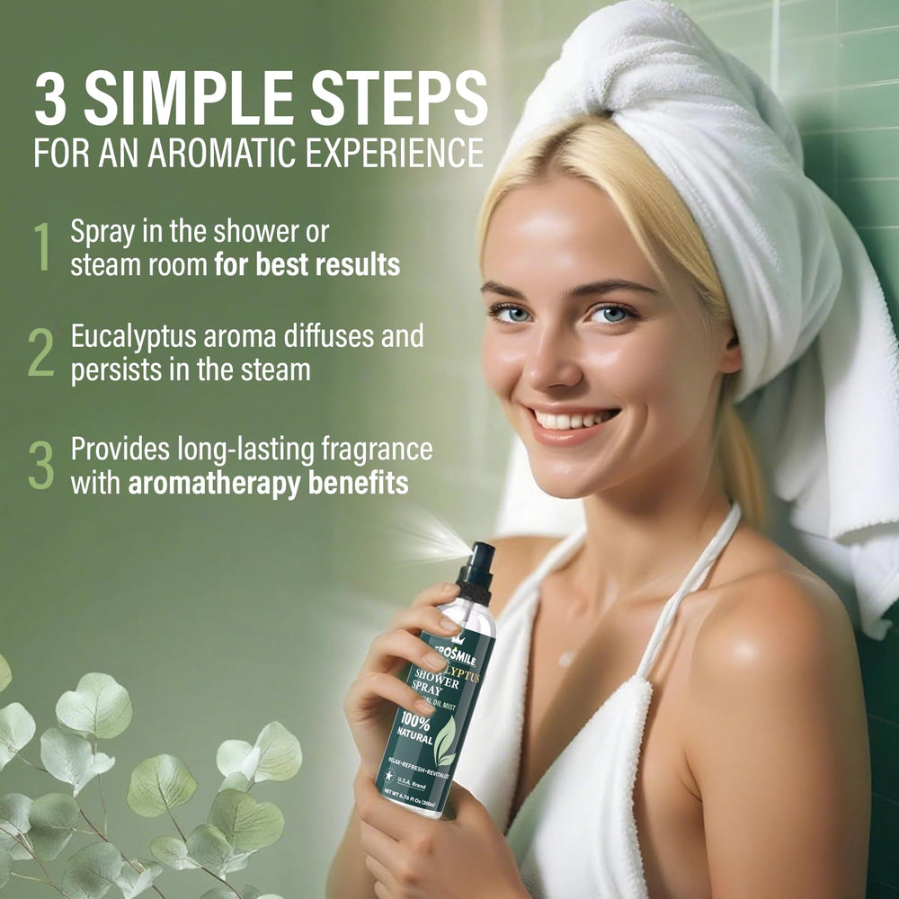 EROSMILE natural eucalyptus aroma helping mood and focus during daily routines