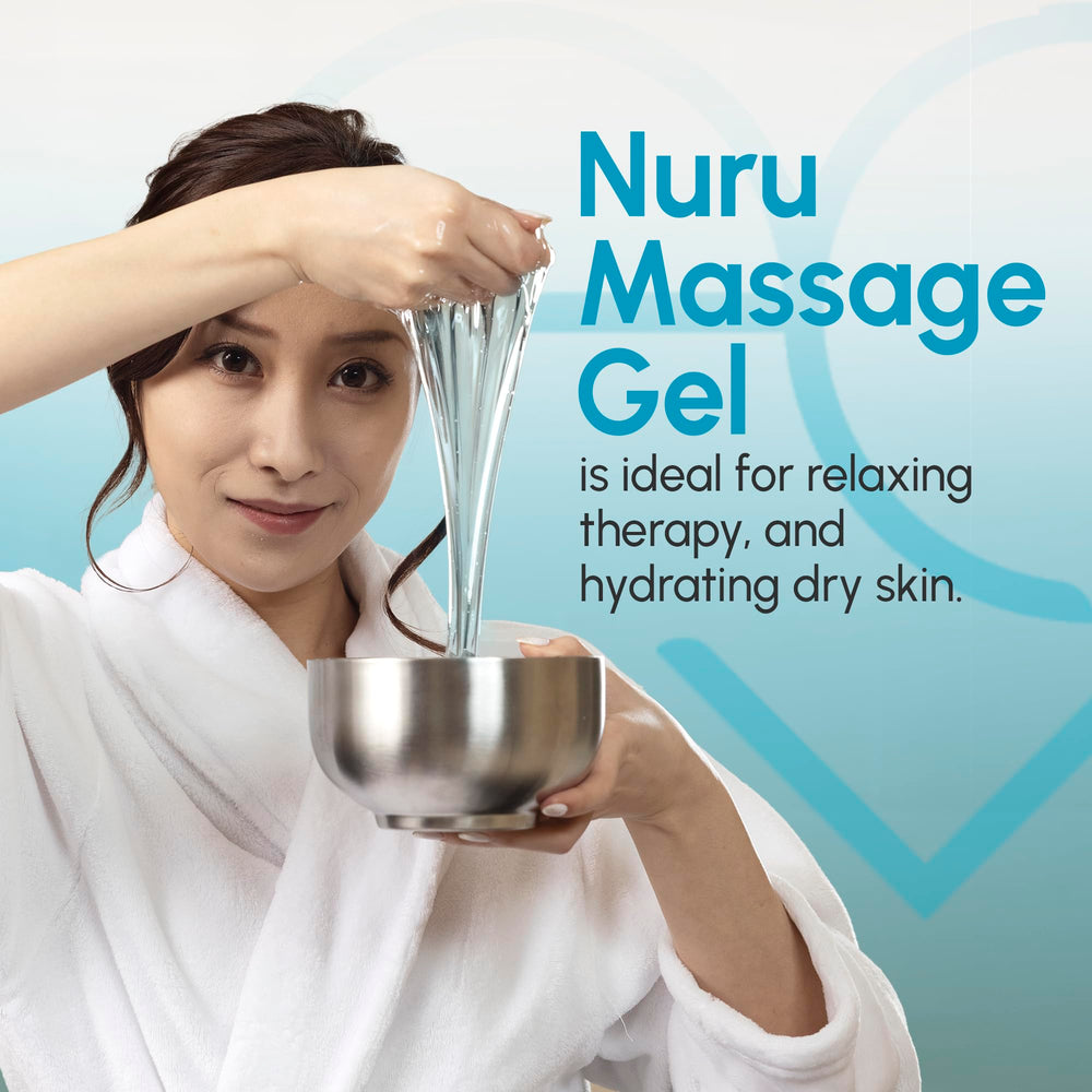 EROTICGEL Nuru Massage Gel water-mixed texture for customizable consistency.