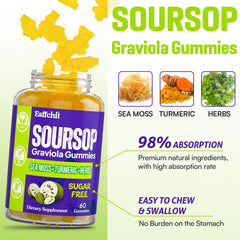 Esffchit Soursop Gummies turmeric – enhanced absorption with turmeric for better nutrient uptake.