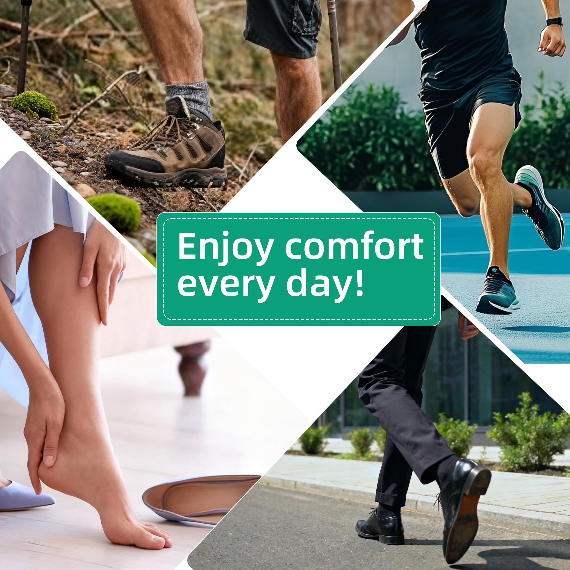 Espfree uso viaje y gimnasio ideal tras caminatas largas.