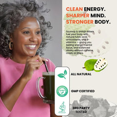 Essence Herbs Soursop Bitters with berry blend ready for a refreshing mocktail.