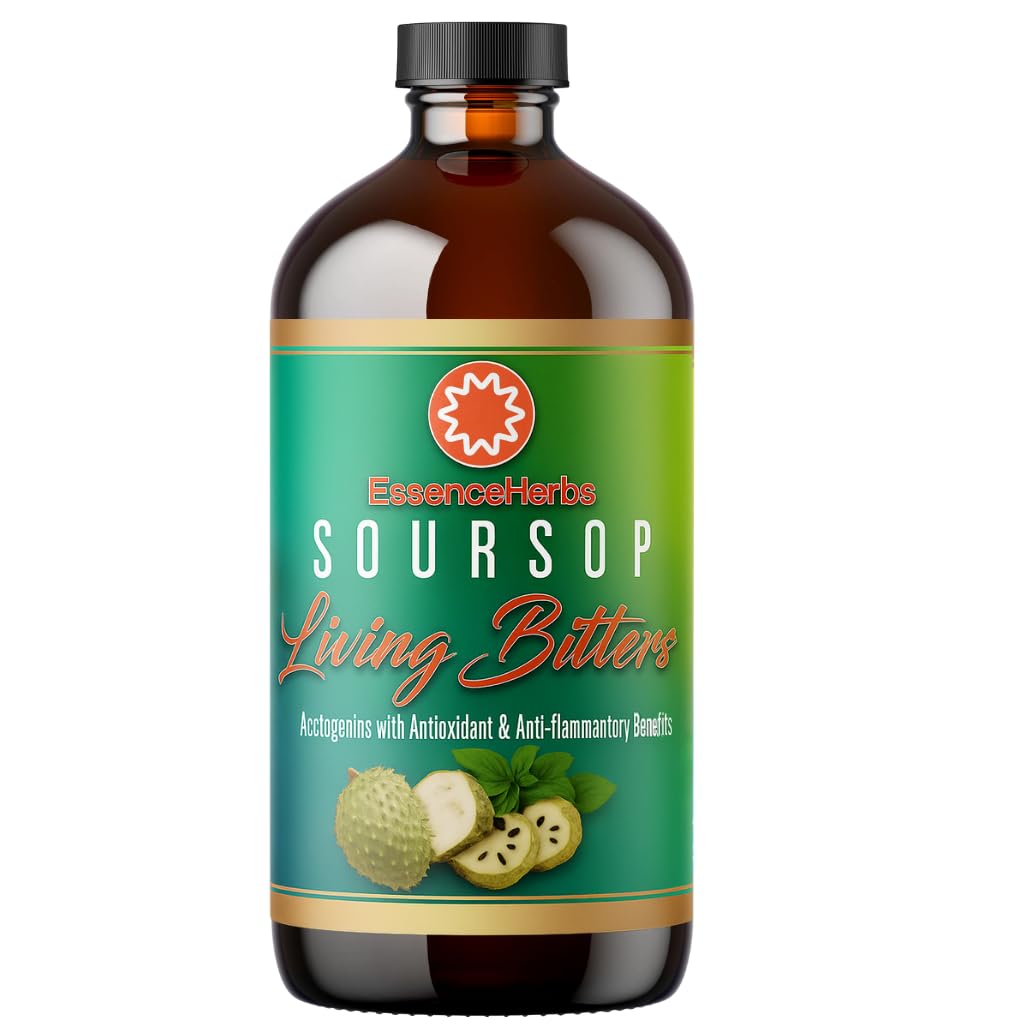 Essence Herbs Soursop Bitters bottle for daily wellness routine