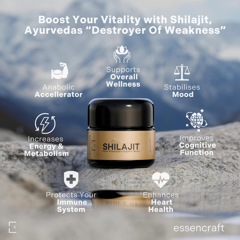 Stirring Essencraft resin into tea for balanced energy and focus.