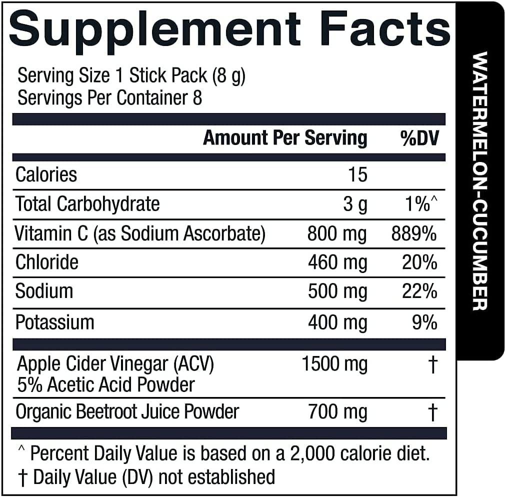 Essential Elements hydration packets variety pack display showing three flavors.
