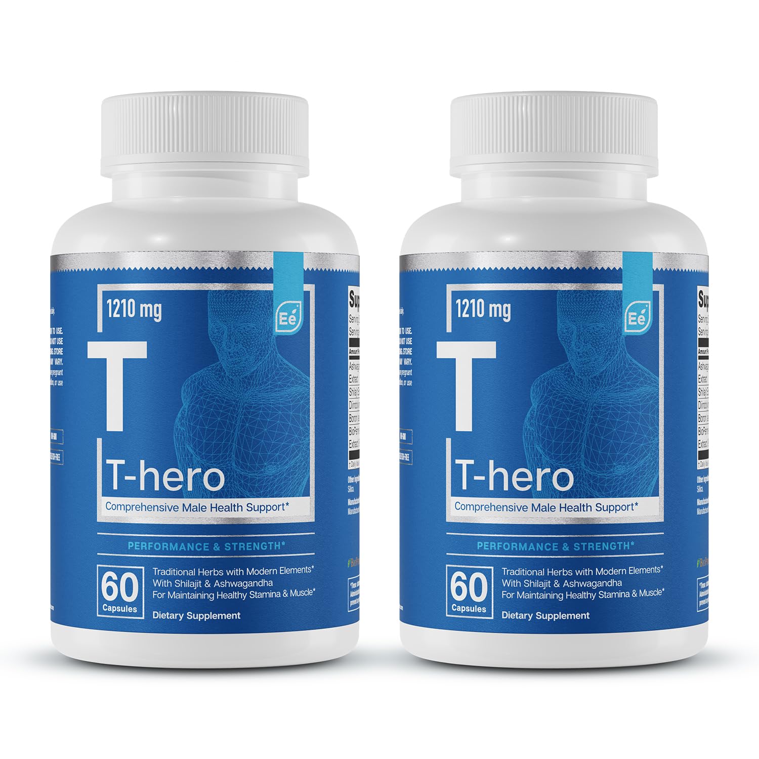 Essential Elements T-Hero bottle front view for daily vitality.