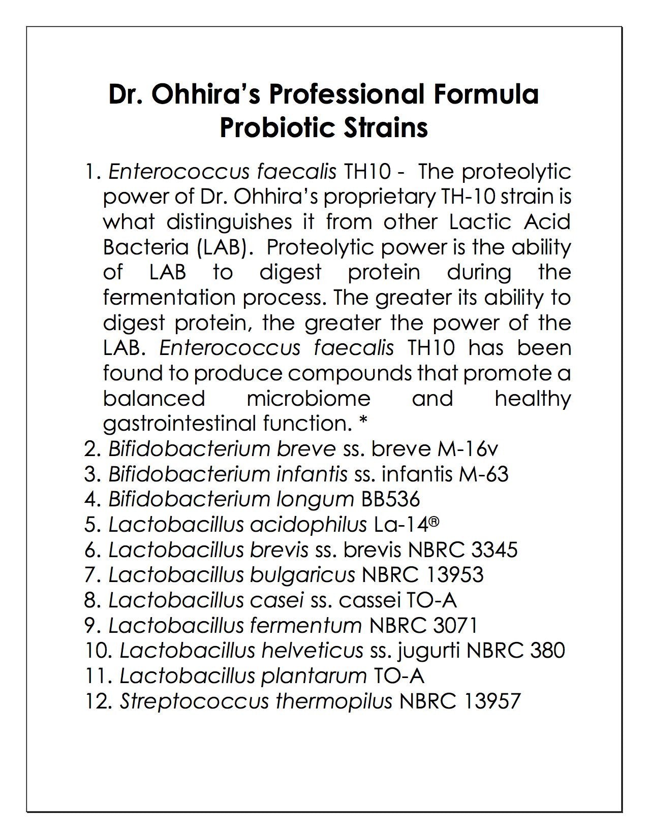 Quality assurance seal highlights rigorous probiotic standards.