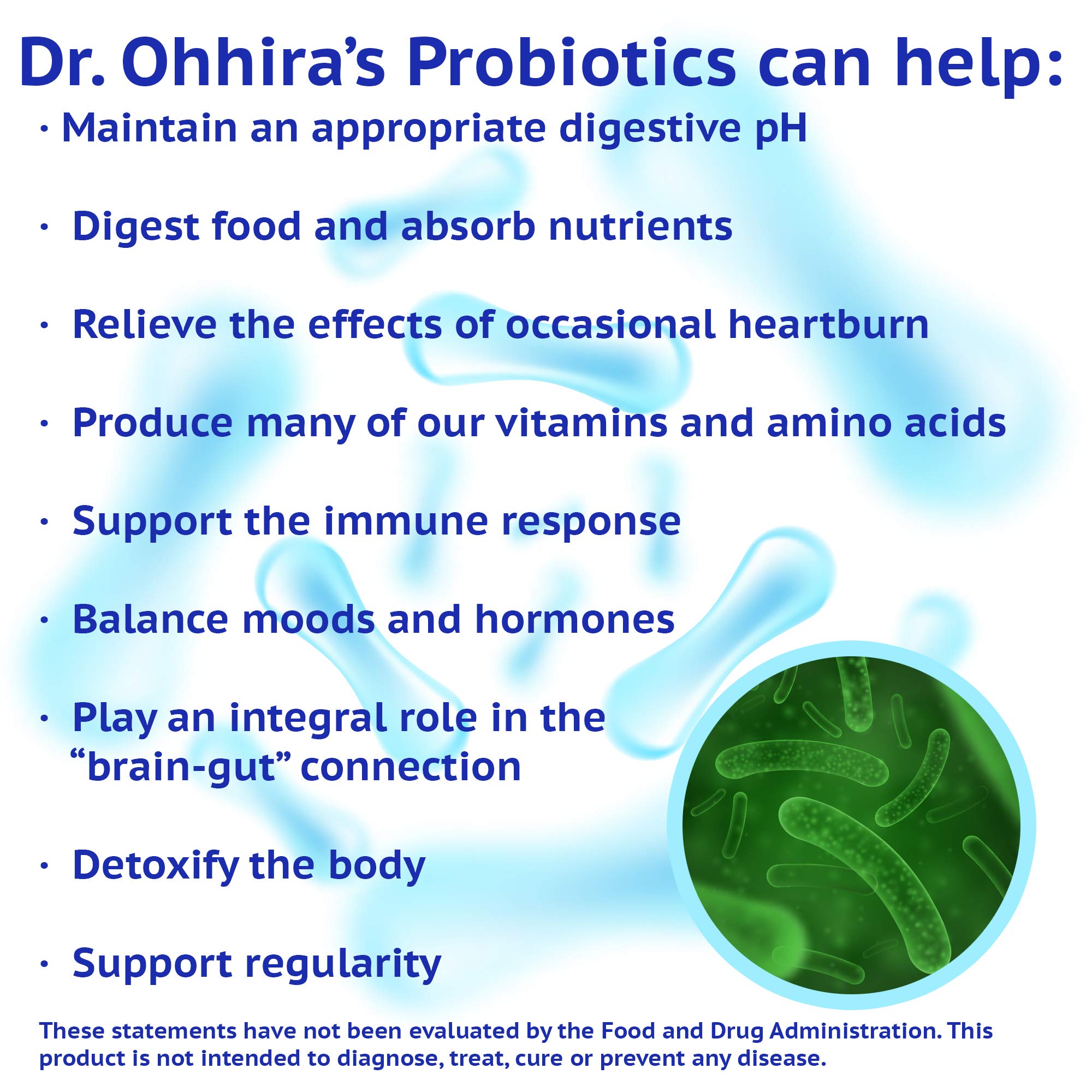 Essential Formulas postbiotic metabolites illustration aiding gut environment.
