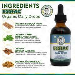 Essiac drops alcohol-free formula in a convenient bottle