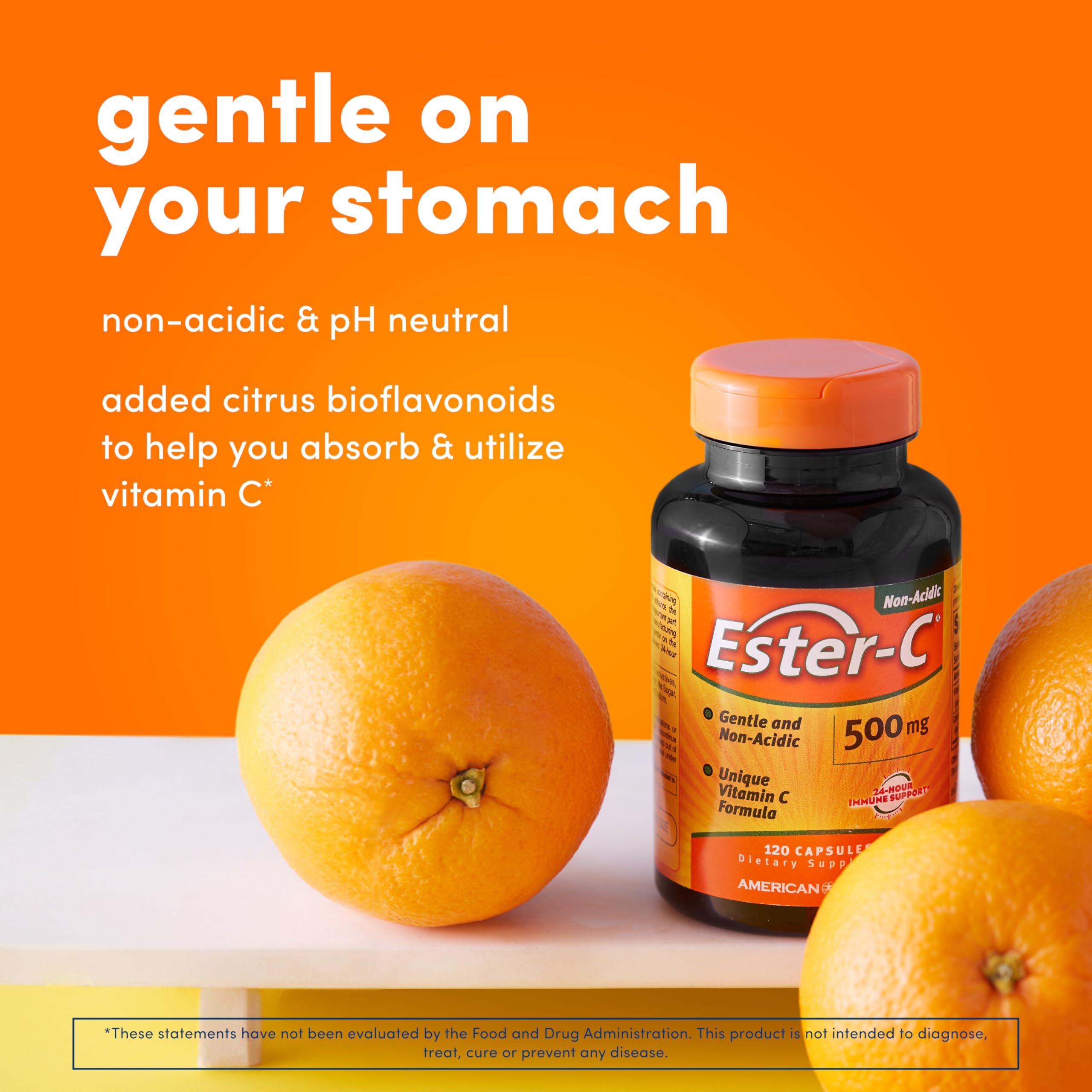 Ester-C non-GMO seal indicating clean ingredients and transparency