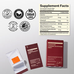 ESTHER FORMULA Liposomal Glutathione Strip dispense on tongue for rapid absorption