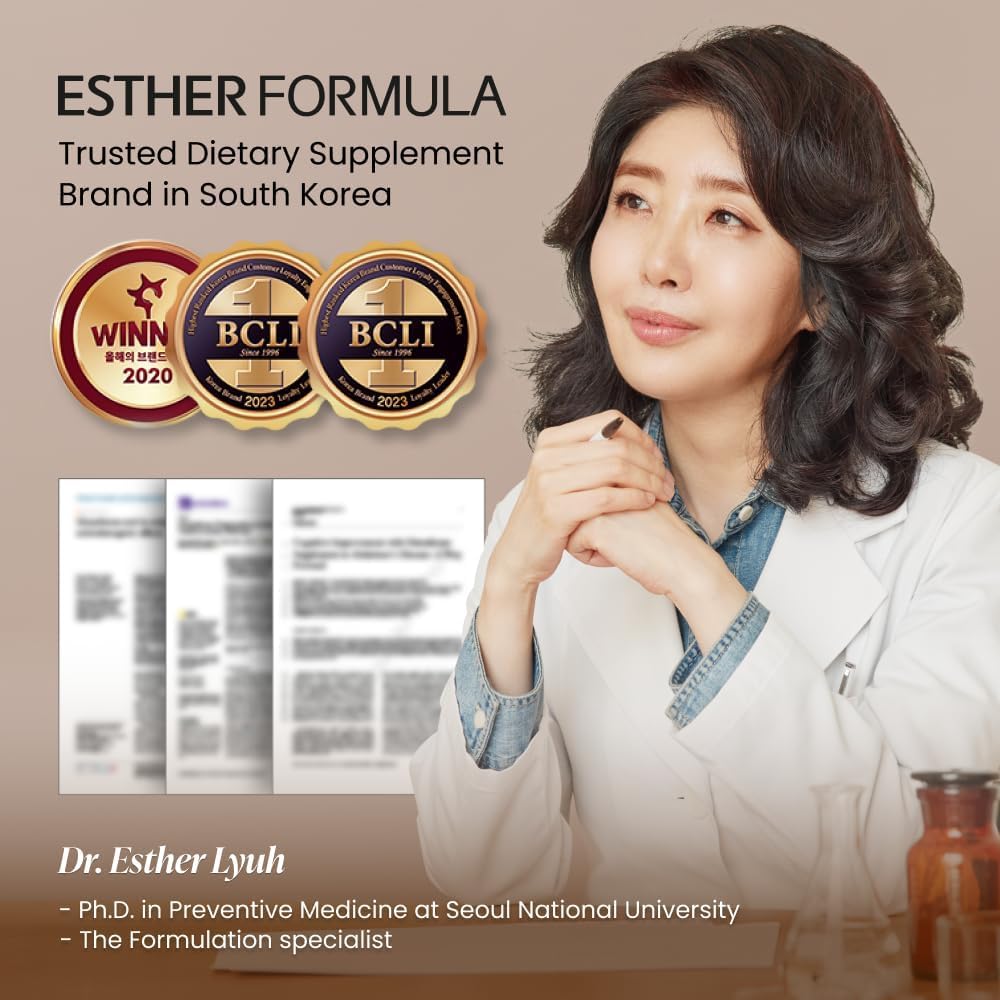 ESTHER FORMULA USA-made label indicates quality and safety standards