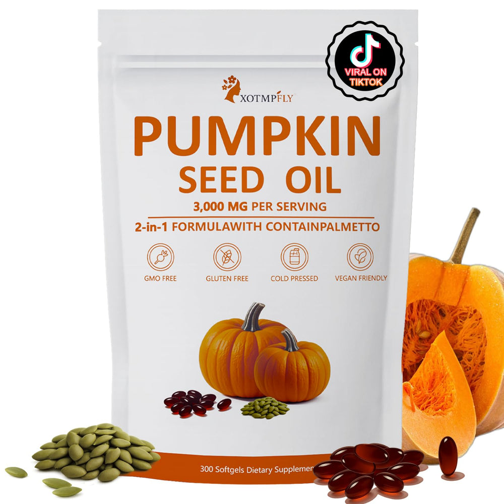 ESTHFGPSV pumpkin seed oil softgel bottle for daily vitality.