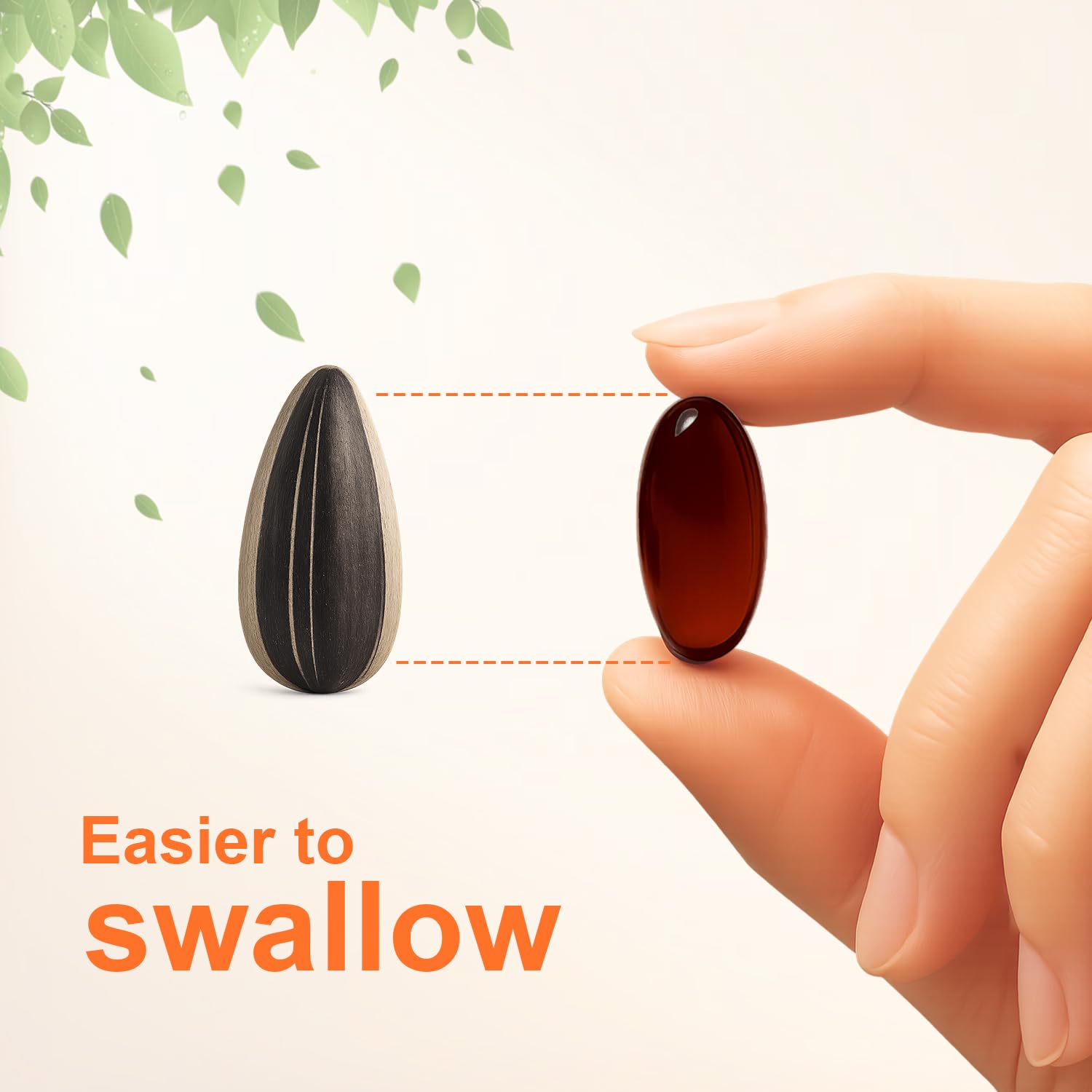 ESTHFGPSV softgels in hand ready for daily wellness routine.