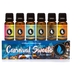 Eternal Essence Oils Carnival Sweets Candy Corn bottle for festive home scent.