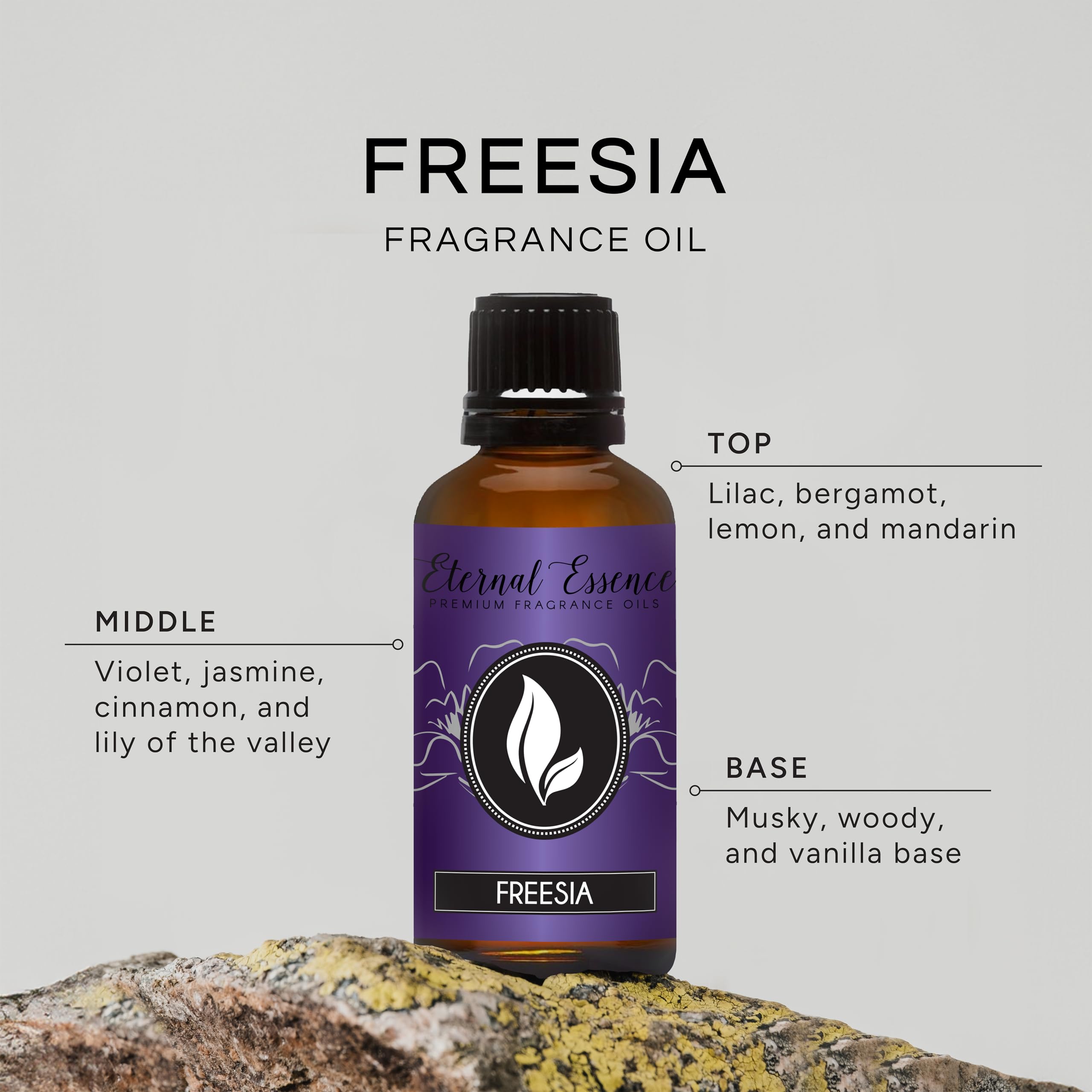 Eternal Essence Freesia fragrance oil diffuser setup for a fresh ambiance