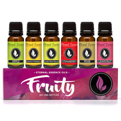 Eternal Essence Oils Apple fragrance oil bottle for DIY candles and air fresheners.