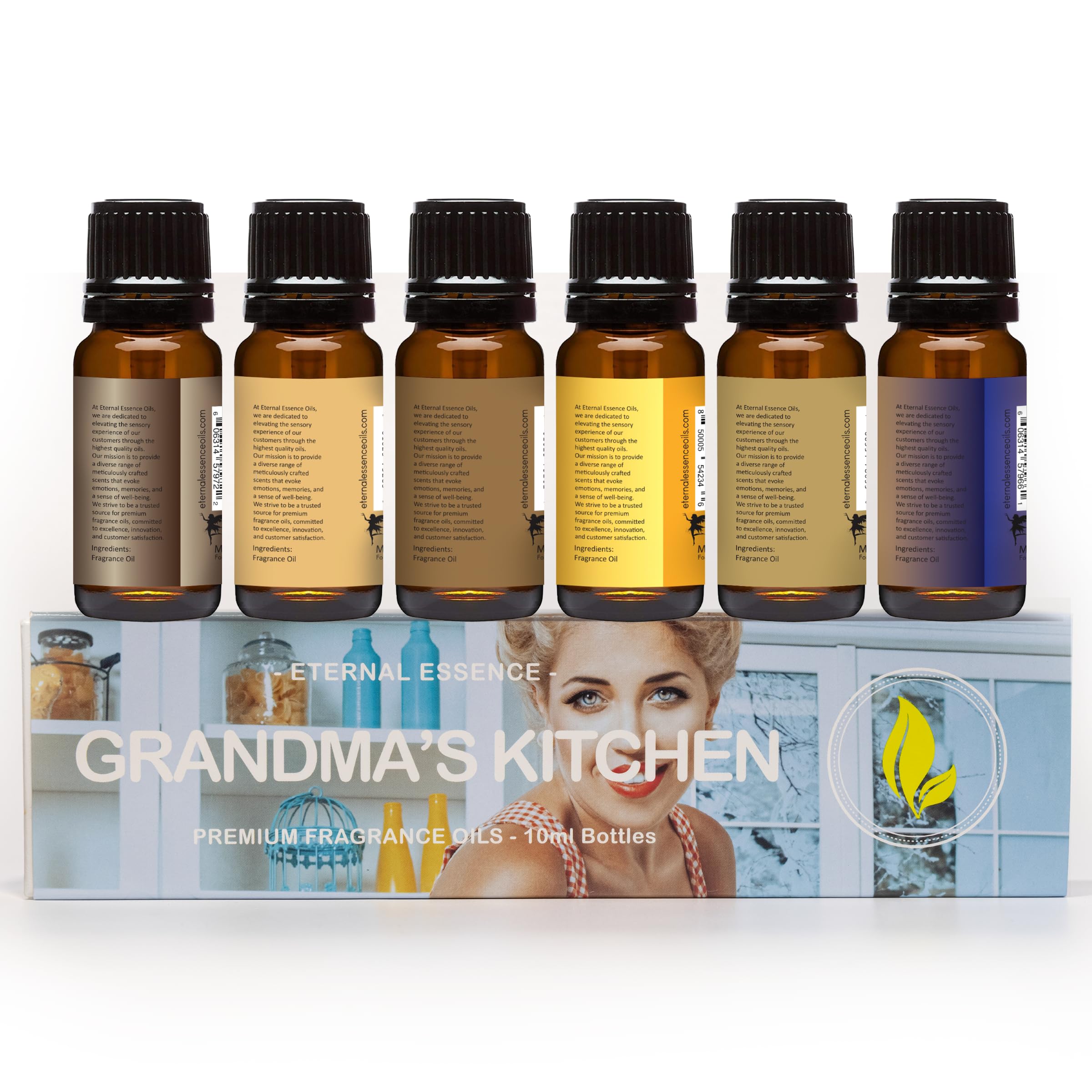 Eternal Essence Oils Grandmas Kitchen Blueberry Pancakes bottle for a welcoming mood.