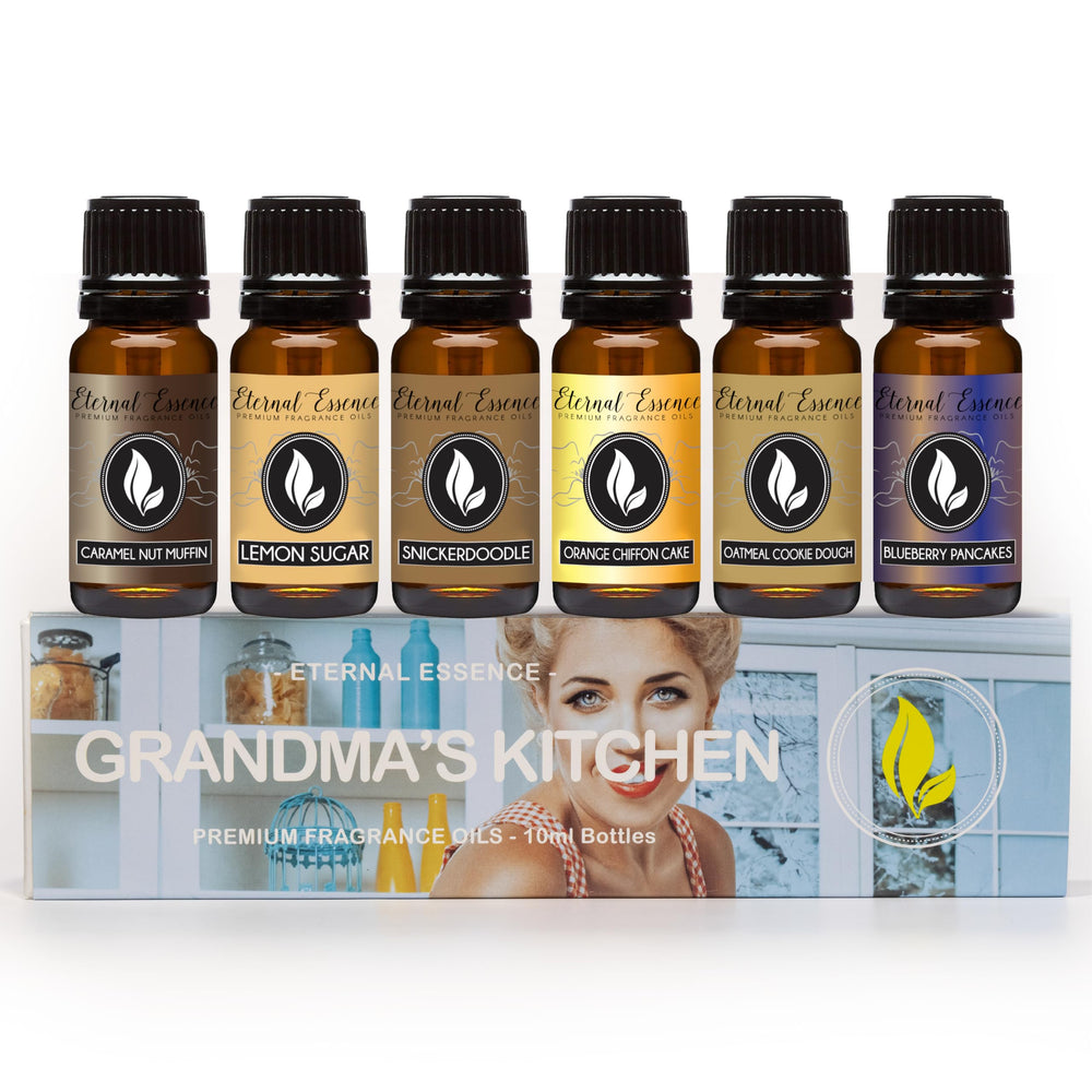 Eternal Essence Oils Grandmas Kitchen Caramel Nut Muffin bottle, ideal for candles and diffusers.