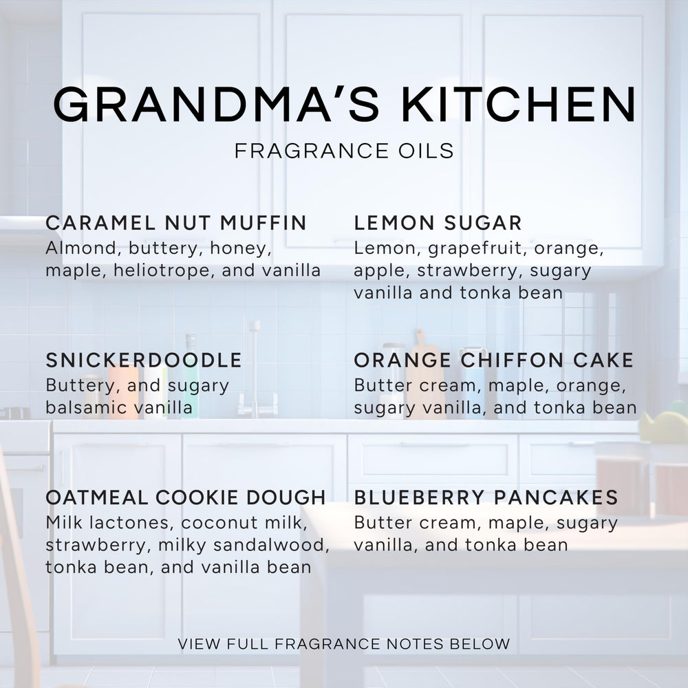 Eternal Essence Oils Grandmas Kitchen Oatmeal Cookie Dough bottle for diffusers and soaps.