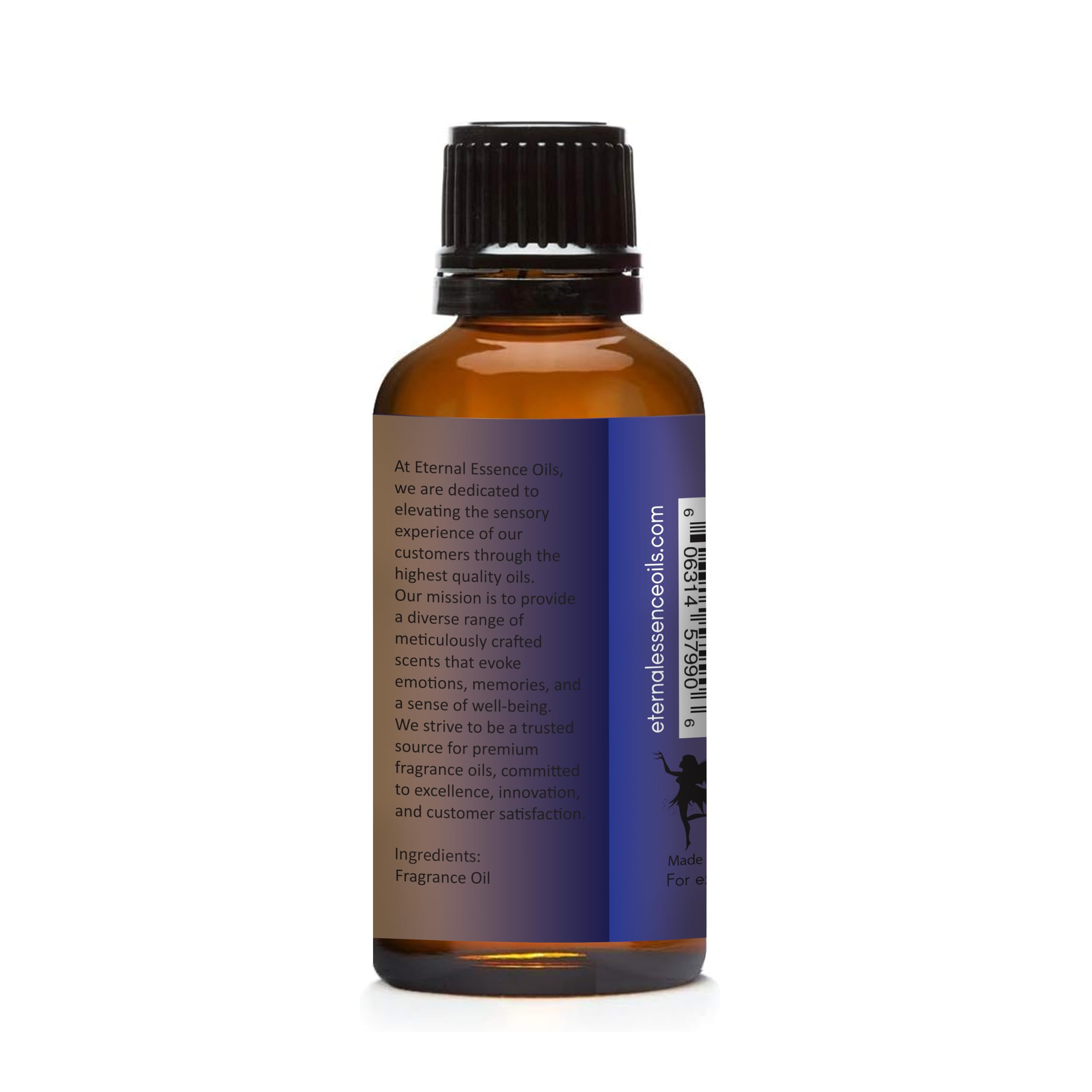 Amber glass bottle of Eternal Essence Oils Blueberry Pancakes preserves scent