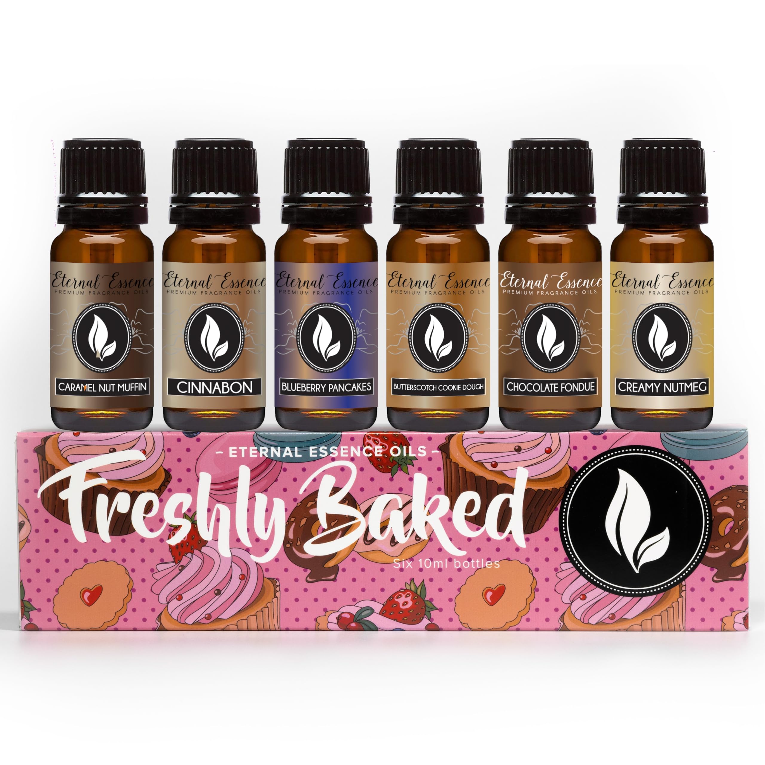 Eternal Essence Oils Blueberry Pancakes bottle for warm diffuser blends and cozy moods.