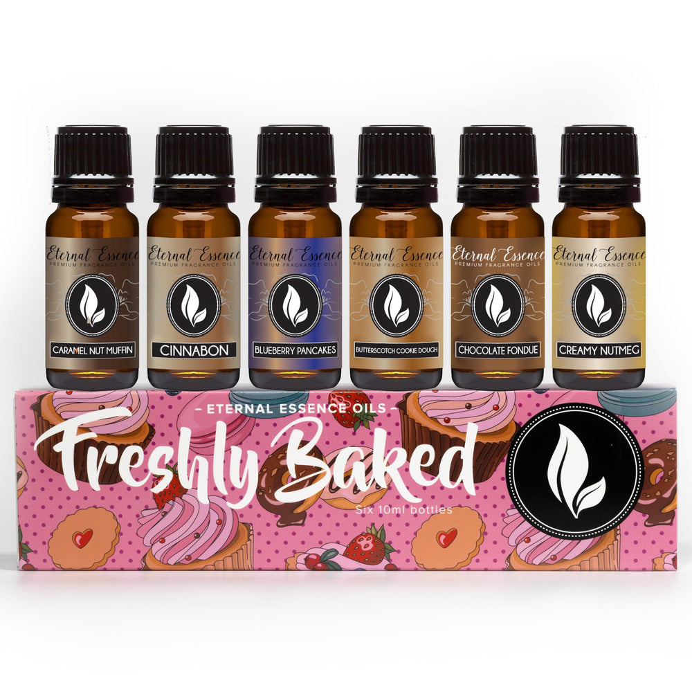 Eternal Essence Oils Blueberry Pancakes bottle for warm diffuser blends and cozy moods.