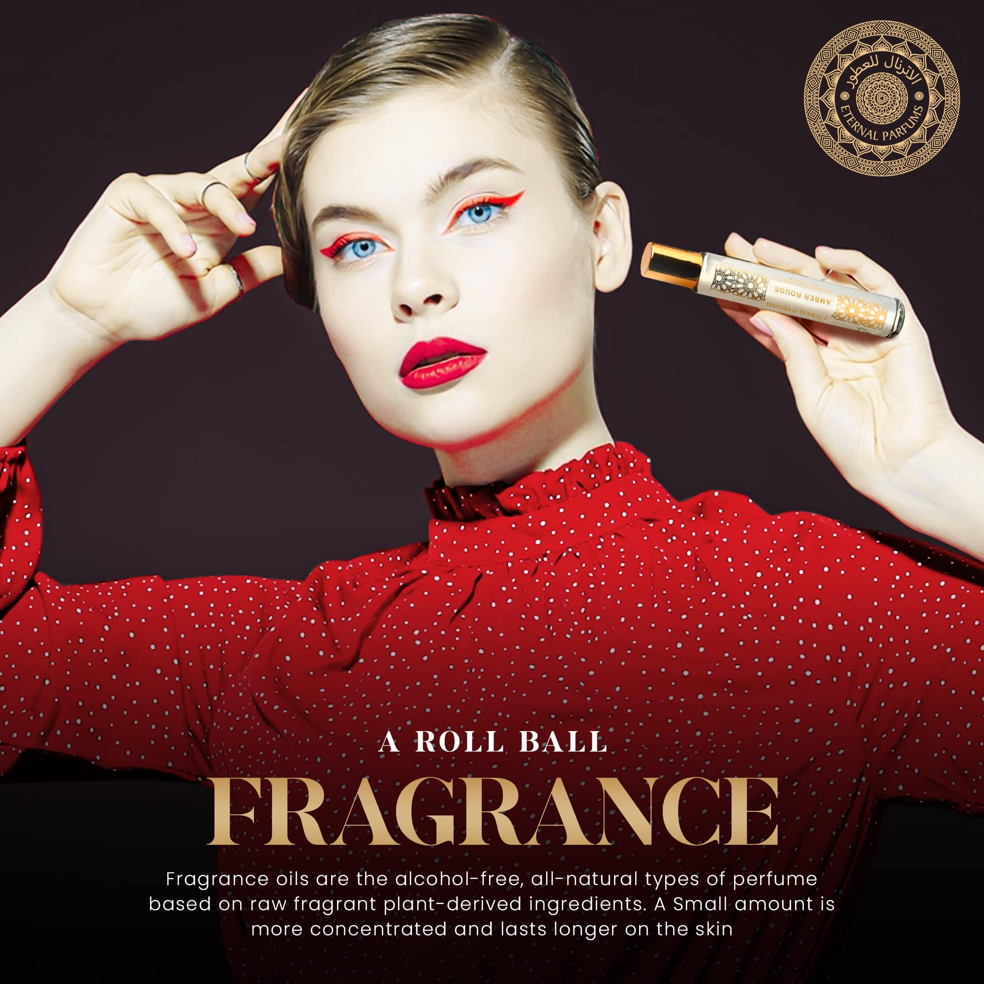 Eternal Parfums heart notes of muguet and jasmine in floral elegance.