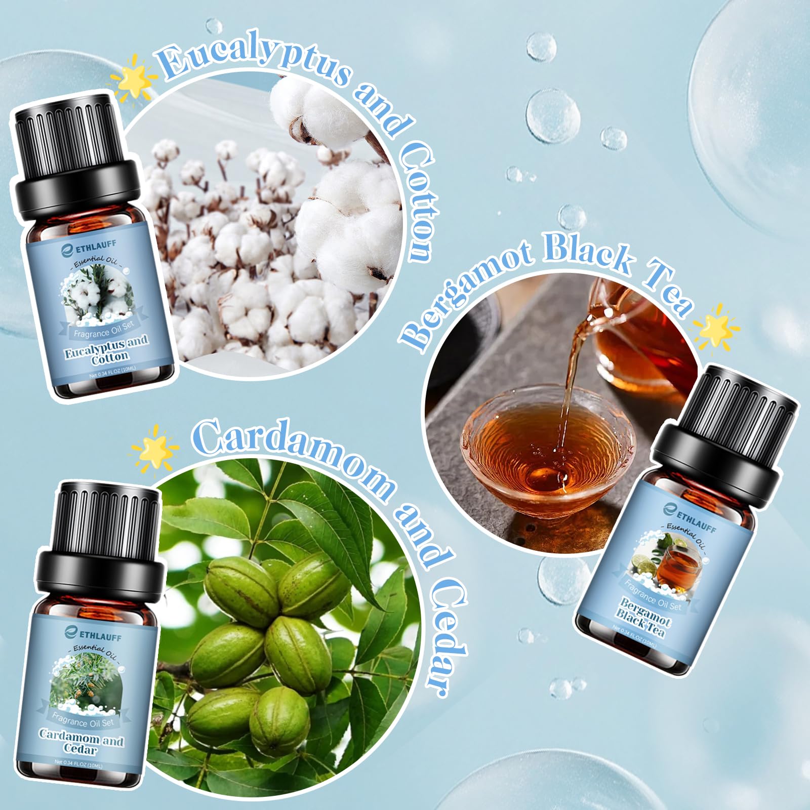 Ethlauff Baby Powder fragrance oil adds soft notes to laundry and linen.