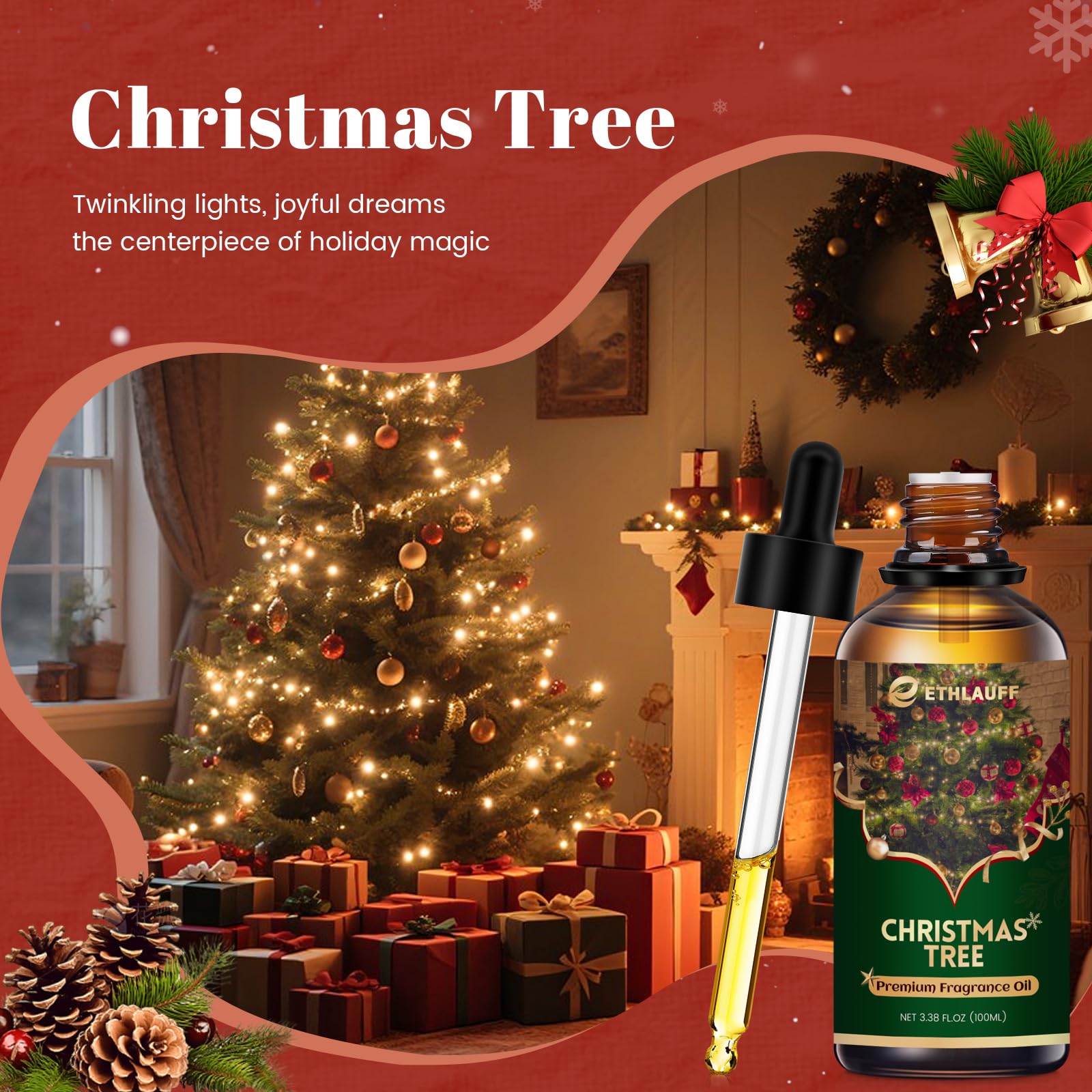 Ethlauff Christmas Tree for candle making with evergreen scent.