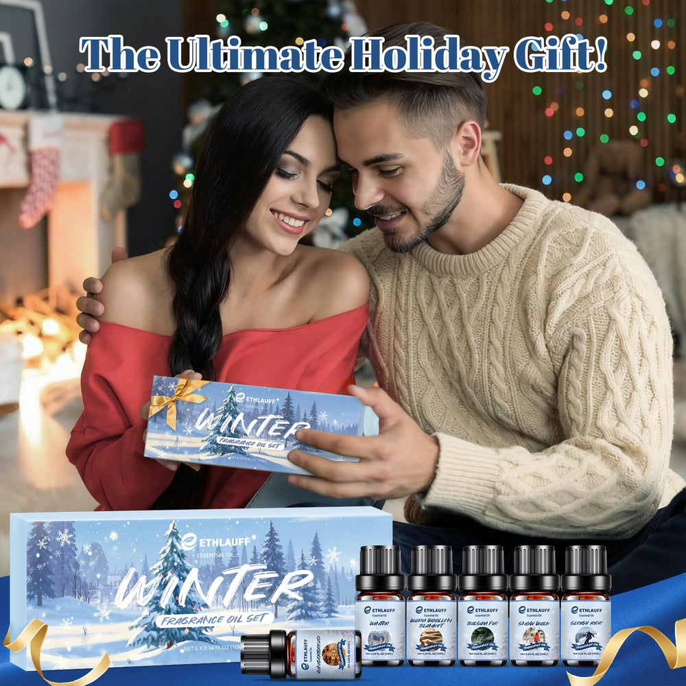 Ethlauff Essential Oils Winter Set candle-making scents for DIY projects