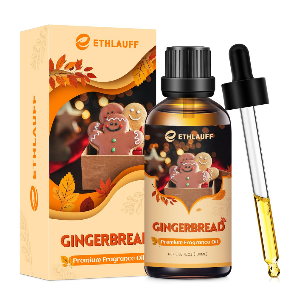 Ethlauff Gingerbread essential oil bottle for cozy autumn aroma in diffuser