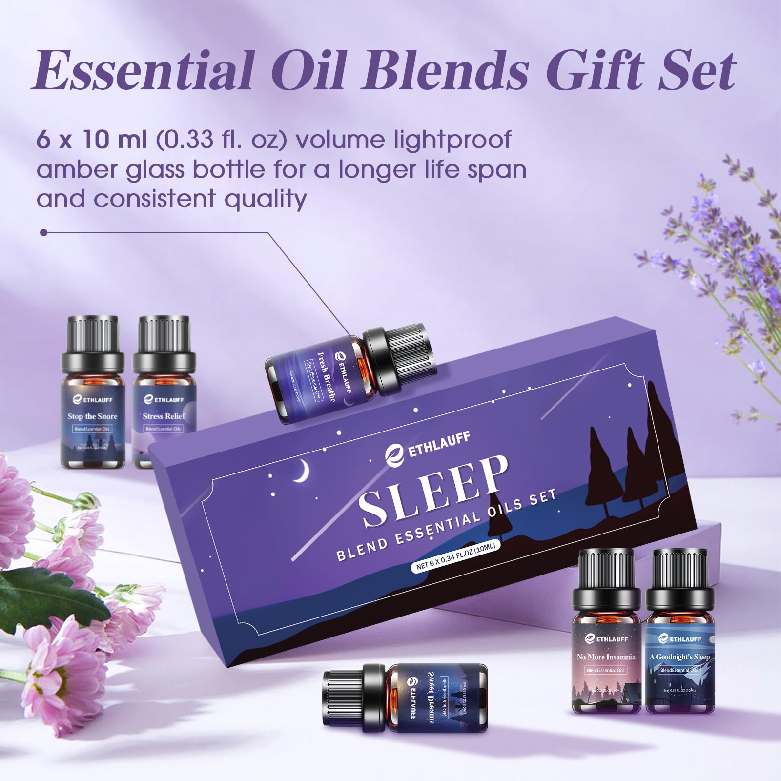 Ethlauff Goodnight lavender geranium harmony for tranquility