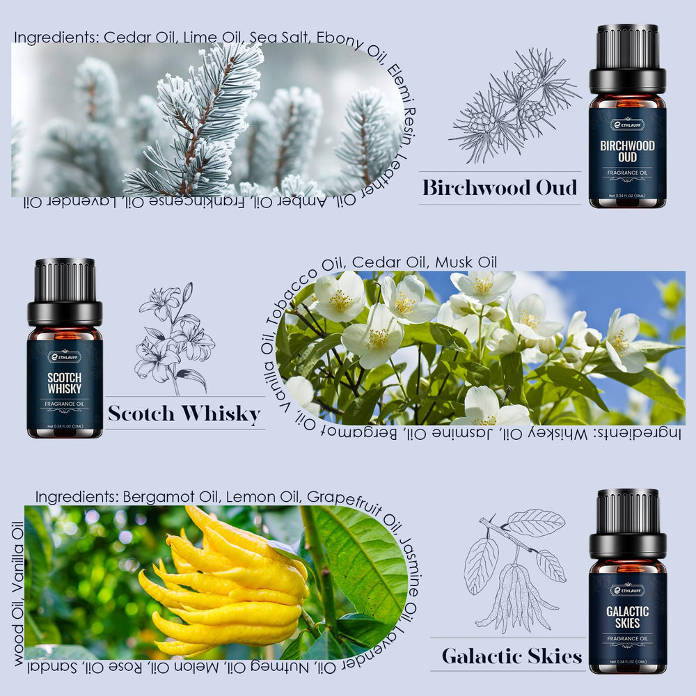 Ethlauff Men Essential Oils Set Gift packaging elegance for special occasions.