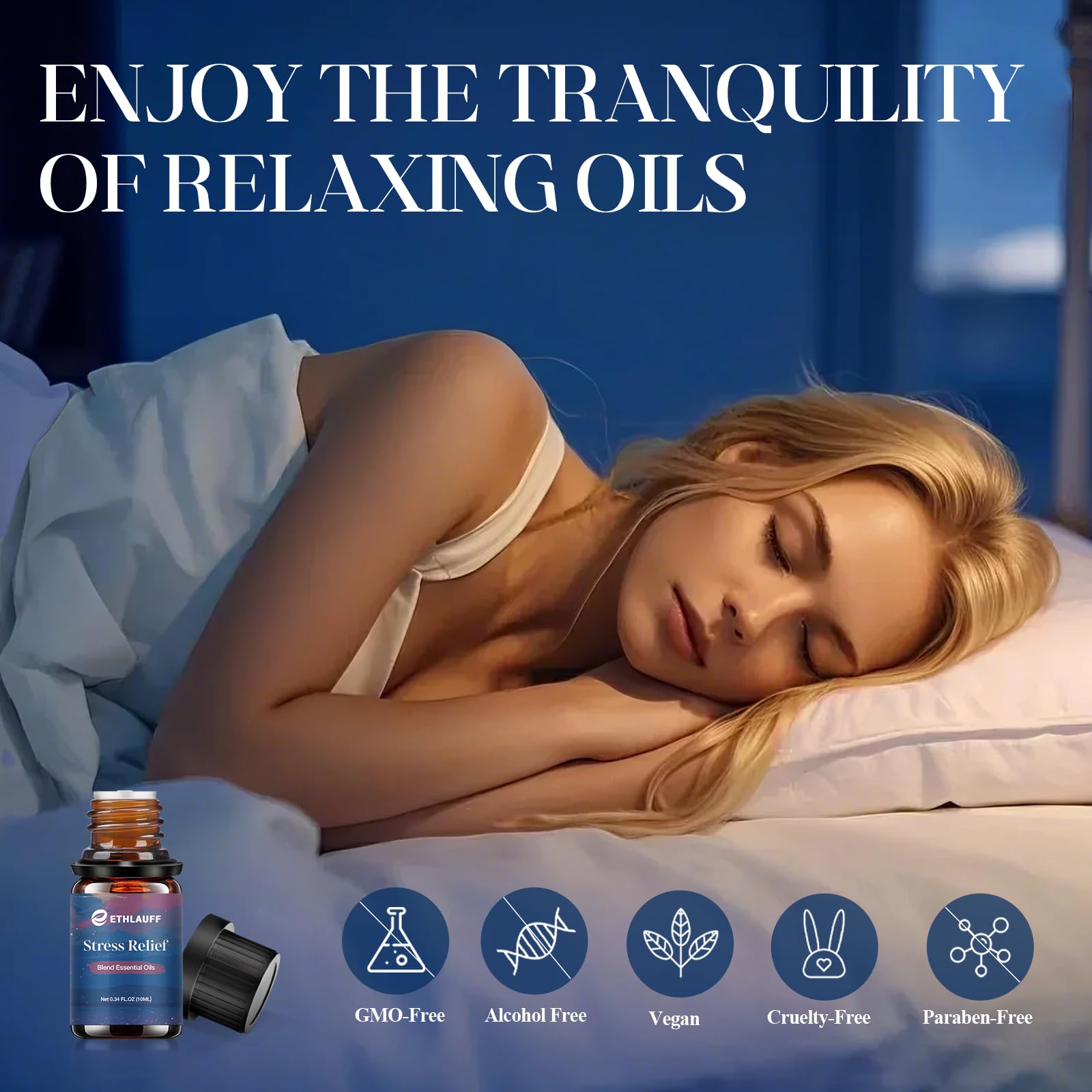 Ethlauff Relax Diffuser Oil Meditate bottle to support mindful routines
