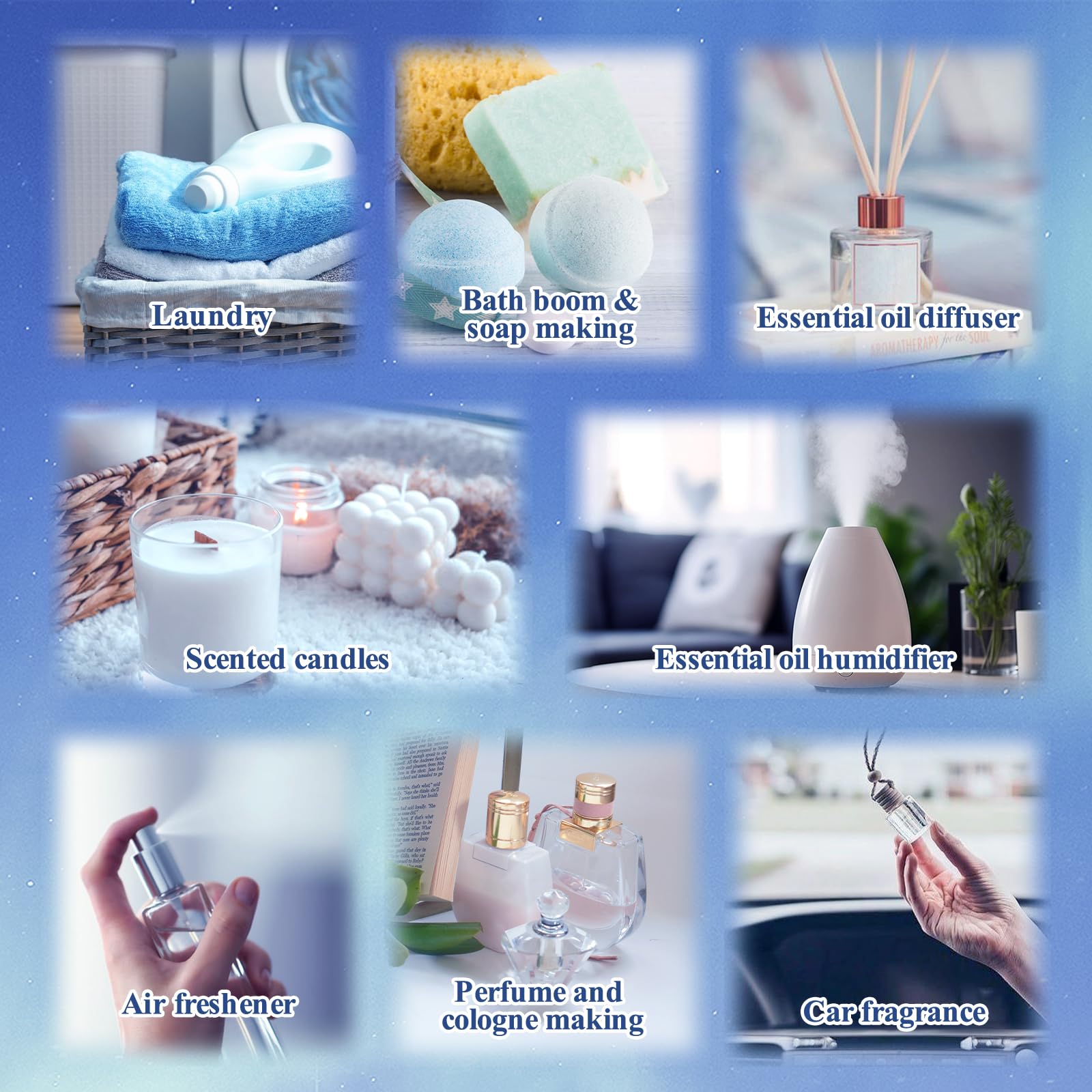 Ethlauff Relax Diffuser Oil Purify bottle with fresh notes to refresh room air