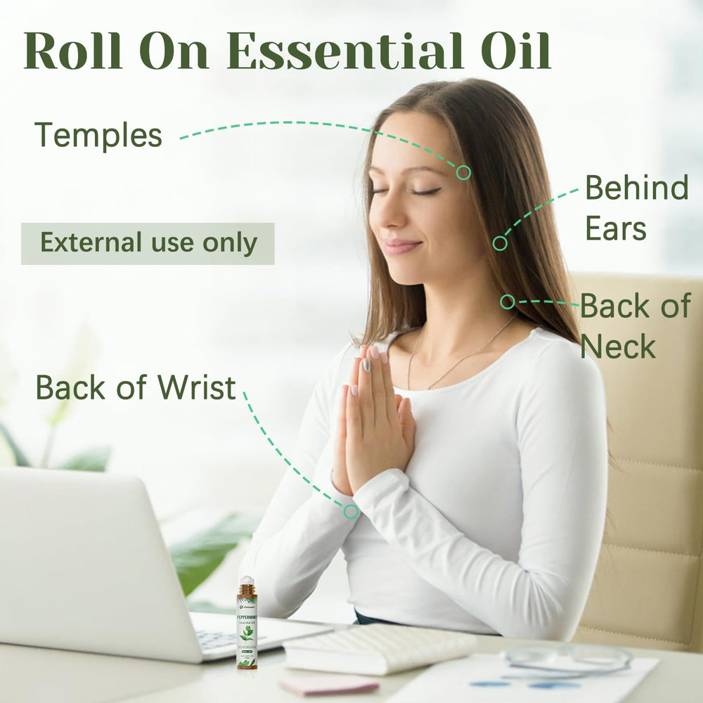 Ethlauff Roll-On Menta: aroma fresco que estimula los sentidos.