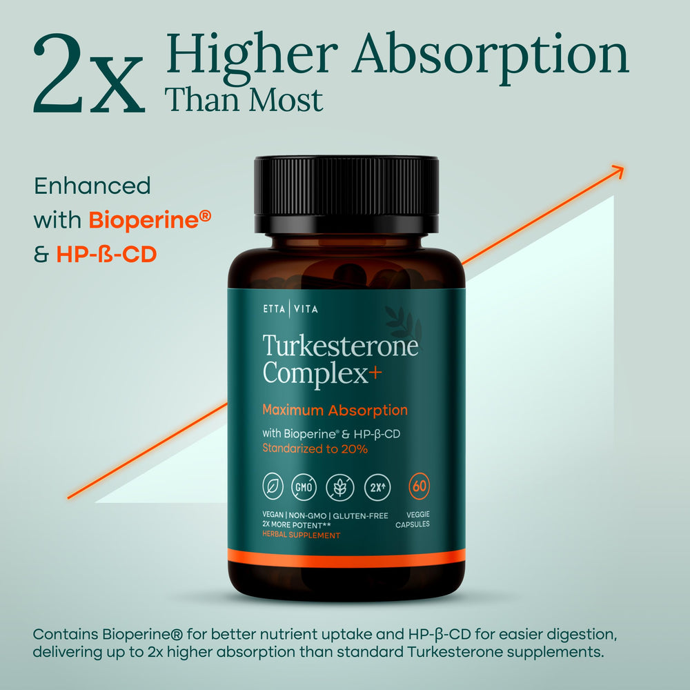 Label highlights BioPerine and black pepper for absorption.