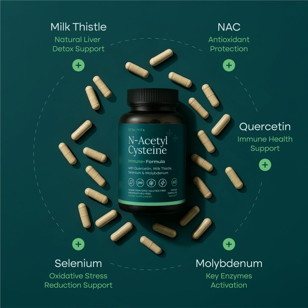 Etta Vita molybdenum-selenium glutathione-boost capsules image emphasizes liver support.