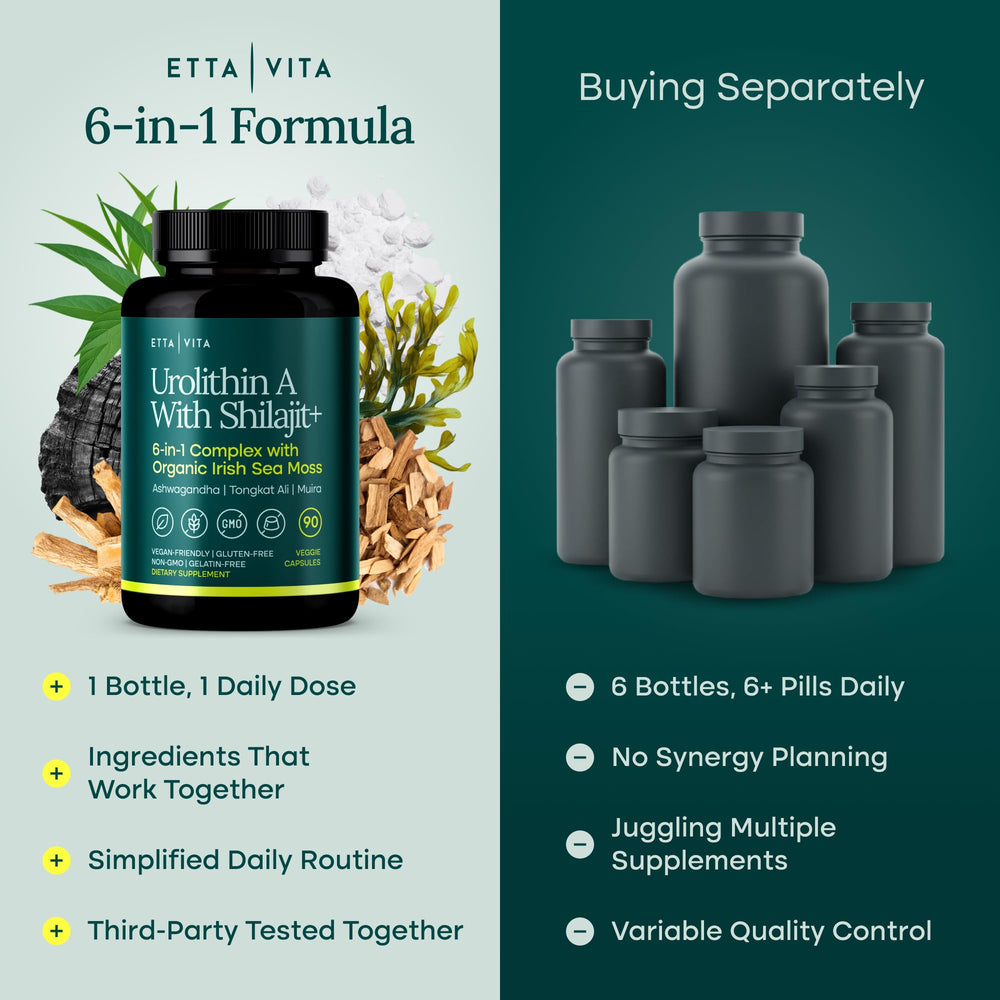 Muira Puama capsules hint at mental energy in a plant-based formula.