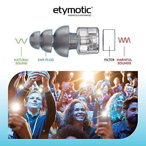Etymotic ER20XS musician earplugs designed for stage and studio listening.