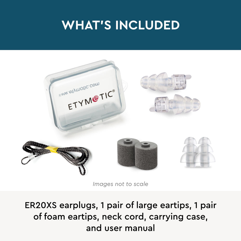 ER20XS neck cord and case included for easy transport