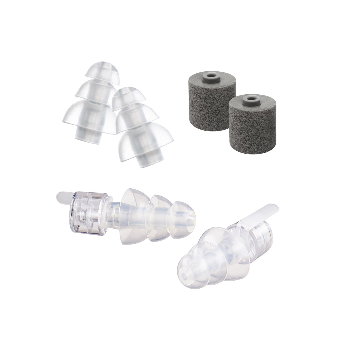 Etymotic ER20XS set box showing contents for portable hearing protection