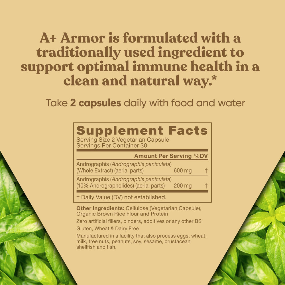 Ingredients highlight conveys full-spectrum extracts for well-rounded immune support.